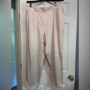 DKNY pull on joggers in EUC. Worn once. Comfortable and stylish. Light pink.